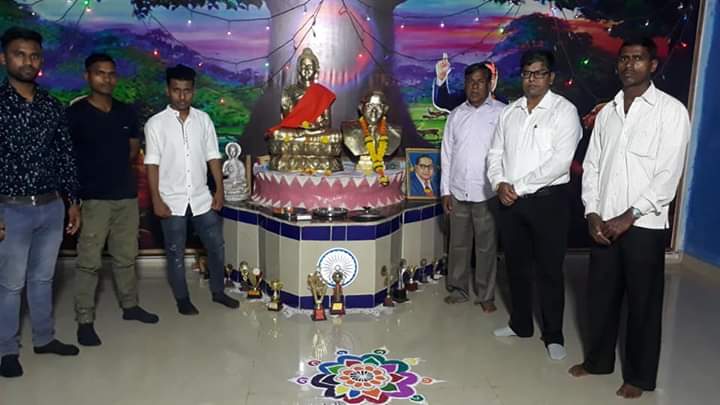 गोगवे येथे भिमजयंती उत्साहात साजरी