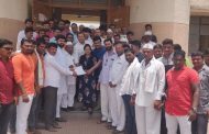 तहसिल कार्यालय आष्टी येथे राष्ट्रवादी काँग्रेस  याच्या वतीने निवेदन.