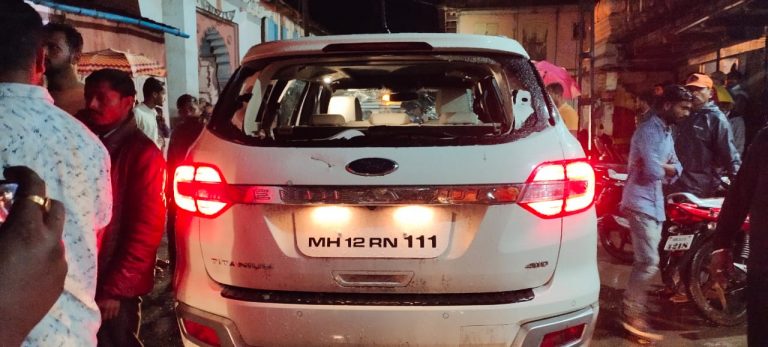 शिवसेनेचे शेखर गोरे यांच्यावर हल्ला….