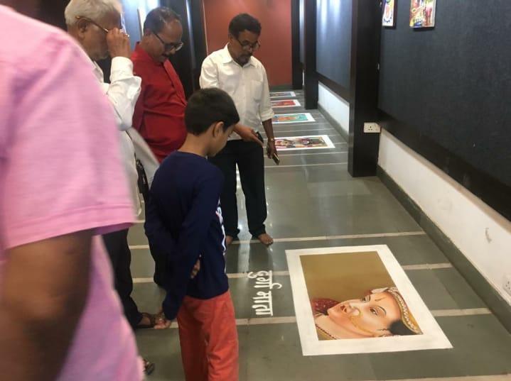 देवीच्या विविध आविष्कारांच्या चित्रमय प्रदर्शनाला सुरूवात..!
