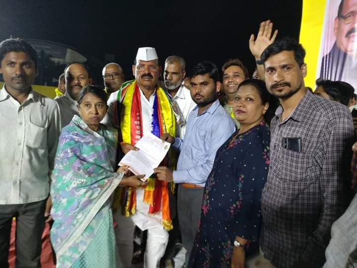 अपना वतन संघटनेचा भोसरी विधानसभा अपक्ष उमेदवार विलास लांडे यांना जाहीर पाठिंबा..