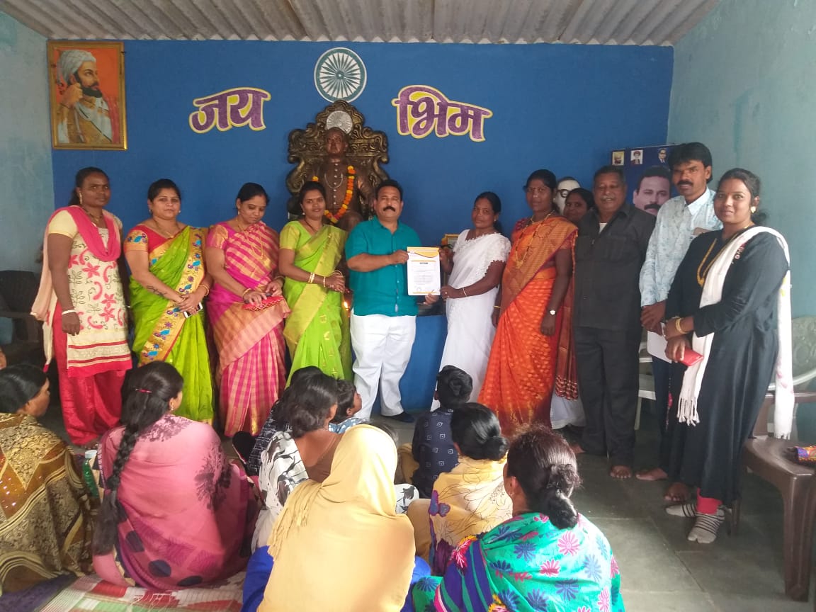 अन्याय अत्याचार निर्मुलन समितीच्या पंचशीलनगर महीला आघाडीच्या अध्यक्षा पदी सौ.राधाताई डोळस तर कार्याध्यक्षा पदी सौ.सुरेखाताई प्रधान यांची निवड