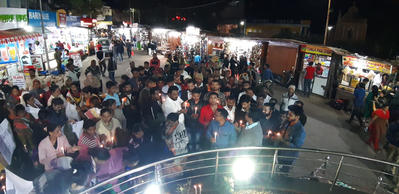 महाबळेश्वर वासीयांकडून डॉ.प्रियंका रेड्डी  प्रकरणी तीव्र निषेध