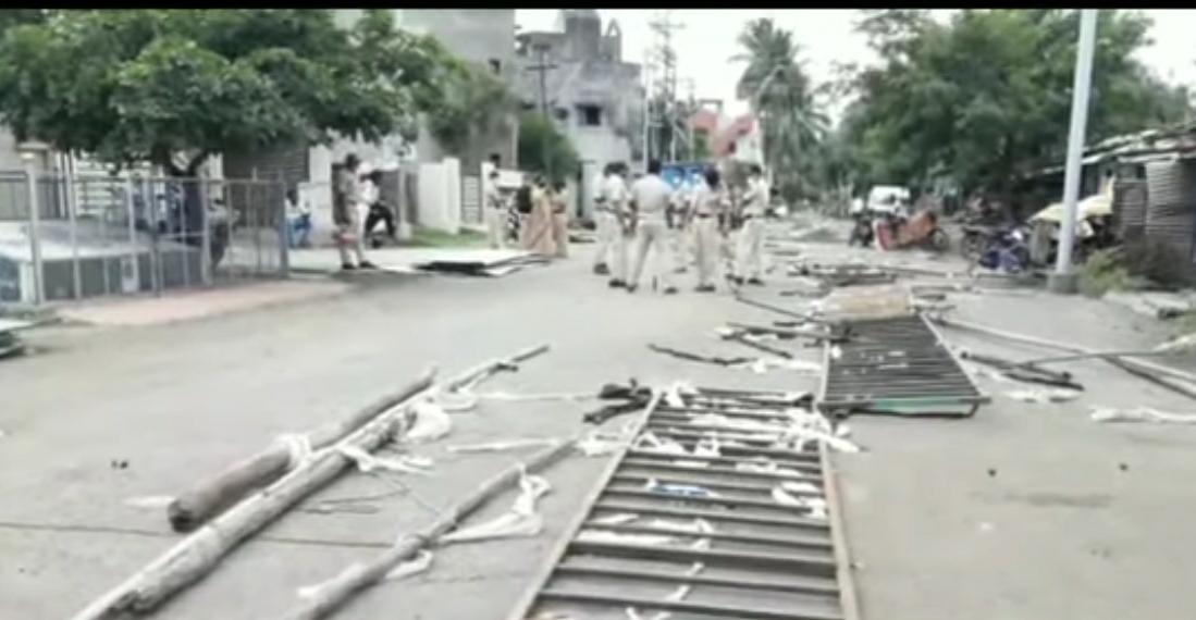 सांगलीत कोरोनावरून राडा! रॅपिड अँटिजेन टेस्टला विरोध, नागरिकांकडून कंटेन्मेंट झोनमध्ये तोडफोड