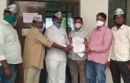 राज्यात ओला दुष्काळ जाहीर करा 'आप' ची मुख्यमंत्री यांच्याकडे मागणी!