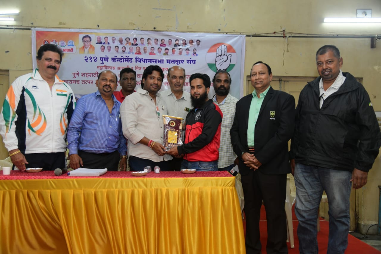 खेळाडू आणि क्रीडा संघटनांचा रमेश बागवे यांना जाहीर पाठिंबा