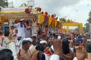 संतश्रेष्ठ श्री ज्ञानेश्वर माऊलींच्या पालखीचे जिल्ह्यात भक्तीमय वातावरणात आगमन...