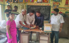 कादवानगर येथील अंगणवाडीत बालकांना डोस