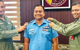 तेल्हारा शहराच्या सुपुत्राची गगनभरारी: भारतीय वायुसेनेचे अधिकारी वैभव खारोडे यांची 'विंग कमांडर'पदी पदोन्नती!