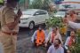 ठाण्यात खड्ड्यांविरोधात मनसेचे अनोखे आंदोलन; महापालिकेला इशारा
