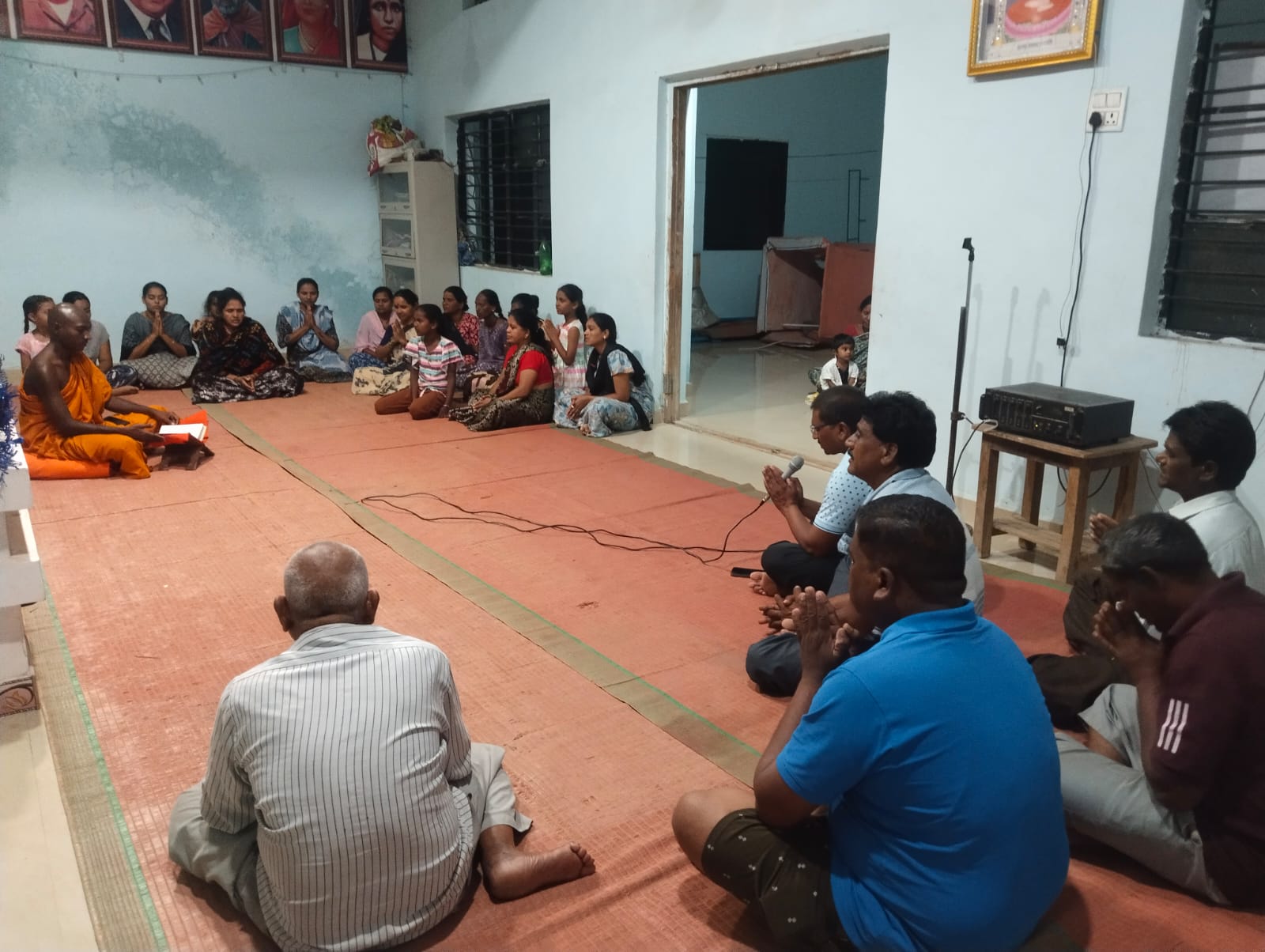 तेल्हारा येथील मिलिंद बुद्ध विहारात १२ व्या दिवशी धम्मग्रंथाचे पठण…