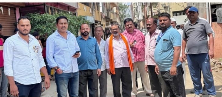 आनंद नगर एस.टी. कॉलनीतील सांडपाणी प्रश्नावर तात्पुरता दिलासा